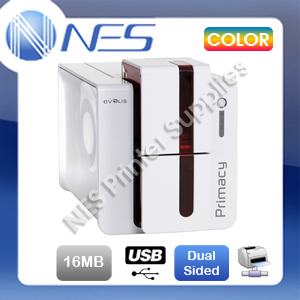 Evolis Primacy Dual Sided USB Ethernet Colour ID Card RED Printer+Duplex+Production Pack (P/N:E PR-D-FR)